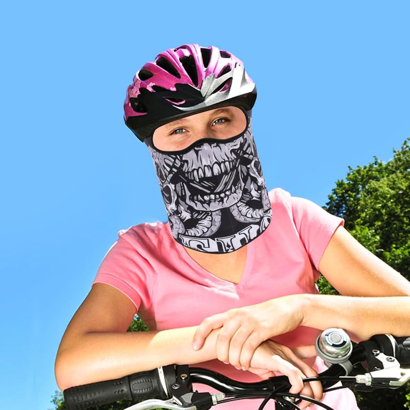 Cutewing Balaclava Mask 3D Print Full Face Mask Cooling Neck Gaiter Sun Protection Face Cover Mask Windproof Ski Mask - Image 5